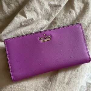 Kate Spade roulette slim bifold wallet